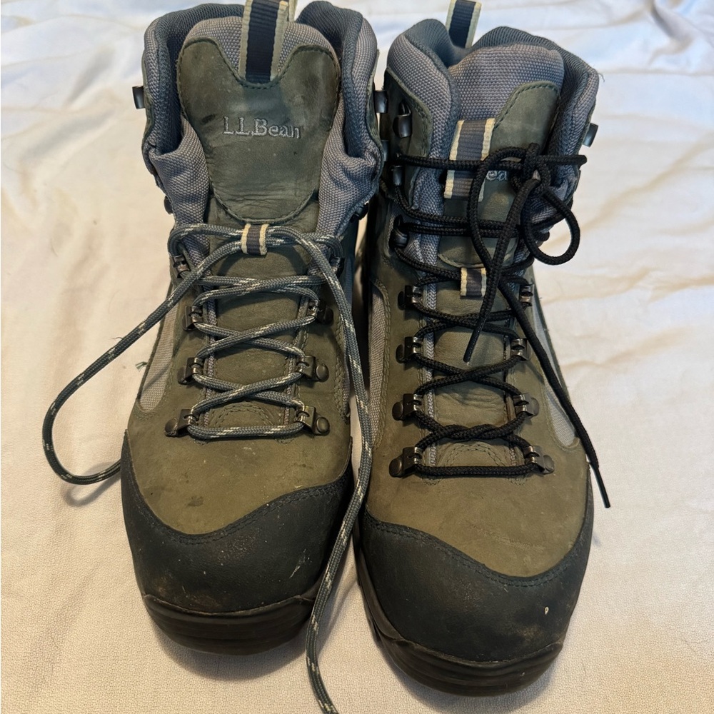 L.L. Bean Women's Olive and Gray Winter Boots